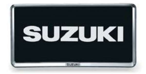 License plate rim chrome plated (black) 9911d-63r00-zkp Suzuki genuine parts