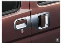"Atrai Wagon" Genuine S321G S331G Plated Outer Handle Garnish (Set of 4 for 1 car) Parts Genuine Daihatsu Parts Door Knobs Custom Aero Parts Options Accessories Supplies 