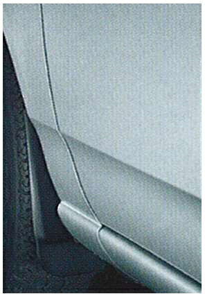 「AD Van」正品 Vay12 Vy12 擋泥板（流行黑色：適用於 1 輛車）零件正品 Nissan 零件選項配件用品擋泥板