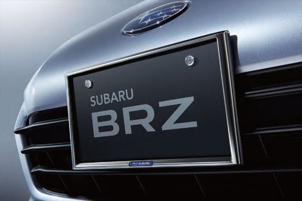 『BRZ』 純正 ZD8 ナンバープレートベース ※１枚からの販売。 パーツ スバル純正部品 ナンバーフレーム ナンバーリム ナンバープレートリム オプション アクセサリー 用品