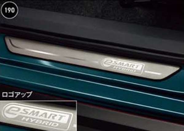 "Rocky" Genuine A202S A201S A210S Scuff Plate Cover (Front) (For EHV) *Set of 2 Parts Genuine Daihatsu Parts Step Protection Plate Options Accessories Supplies