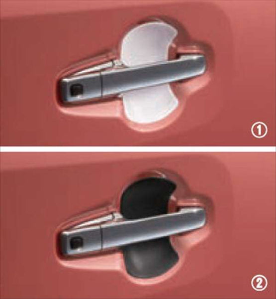 "Wagon R Smile" Genuine MX91 MX81 Door Handle Protector *Set of 4 pieces for 1 car Parts Genuine Suzuki Parts Handle Guard Door Knob Options Accessories Supplies 
