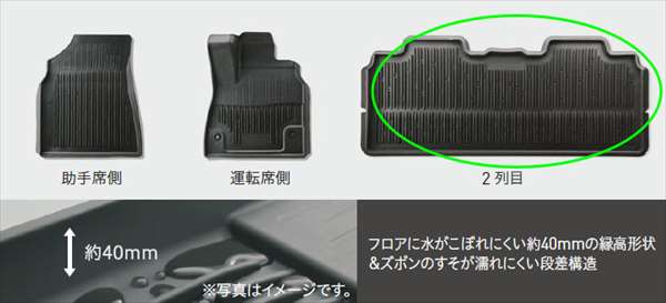 「Voxy」正品 ZWR90 MZRA90 雪地/休閒地墊（高度邊緣型）零件正品豐田零件地板地毯汽車腳墊地毯墊選項配件用品