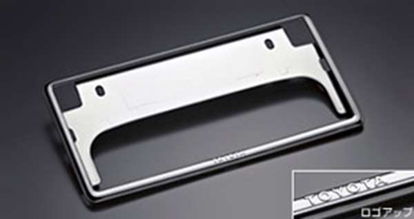 「Estima」正品 ACR50 車牌架豪華 1 件起銷售 *小心後密封件 正品豐田零件 車牌裝飾號碼 輪圈號碼 車牌 estima 選項 配件用品