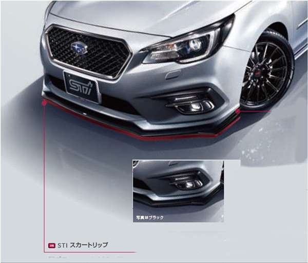 "Legacy" Genuine BN9 BS9 STI Skirt Lip Black Parts Genuine Subaru Parts Options Accessories Supplies 