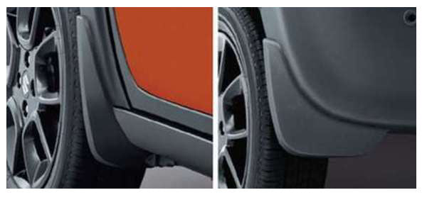 "Crosby" Genuine MN71S Mud Flap Set 4 Pieces Set for 1 Vehicle Parts Genuine Suzuki Parts Mudguard Mat Guard Mudguard Options Accessories Supplies 
