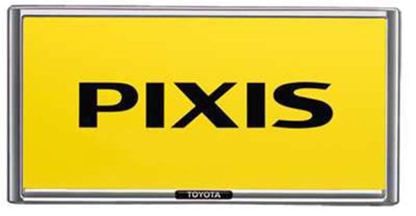 「Pixis 卡車」正品 S500U S510U 號框（電鍍）（前/後各）零件 正品豐田零件 號碼牌 輪圈號碼 輪圈號碼框架 pixis 選項 配件用品