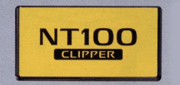 「Clipper 卡車」正品 U71V 車牌黑色 1 件起銷售*小心後密封件 正品日產零件 CLIPPER 選項 配件用品