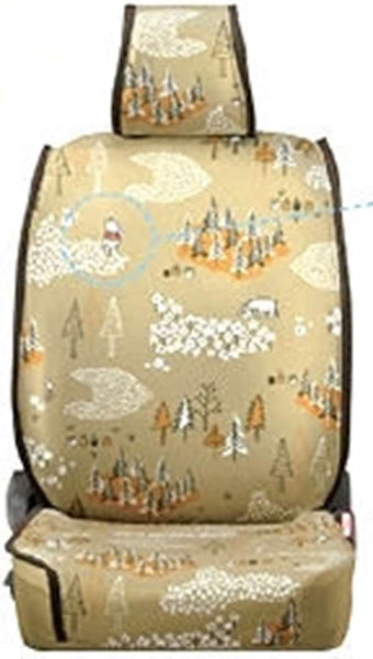 "Mira Tocot" Genuine LA550S LA560S Easy to put on and take off &amp; washable seat cloth (Winnie the Pooh) Parts Genuine Daihatsu parts Seat apron Seat cover Options Accessories Supplies 