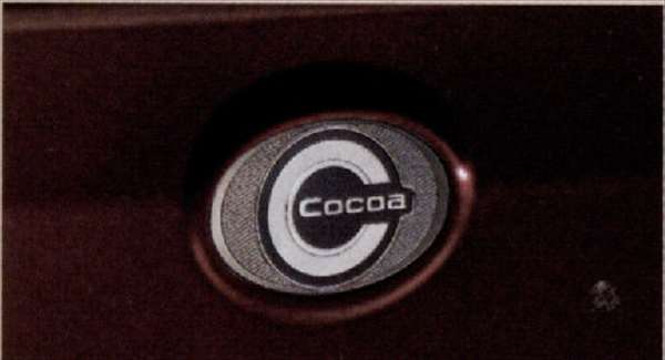 "Miracocoa" Genuine L675S L685S Rear Emblem Parts Genuine Daihatsu Parts Dress Up One Point miracocoa Options Accessories Supplies 