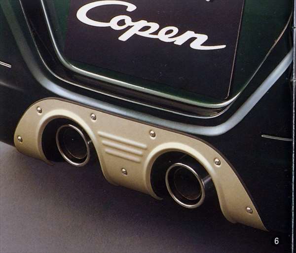 "Copen" genuine L880 heat guard parts Daihatsu genuine parts copen options accessories supplies 