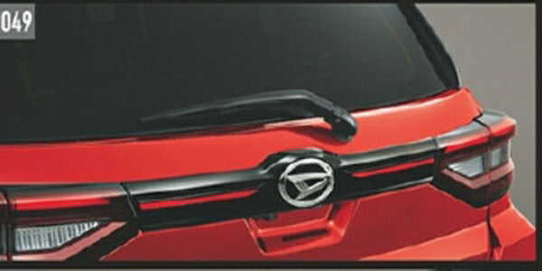 "Rocky" Genuine A200S A210S Back Door Garnish Stripe (Front Red) Parts Genuine Daihatsu Parts Decal Sticker Seal One Point Panel Custom Options Accessories Supplies 
