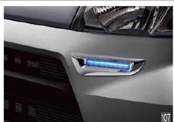 "Hijet Cargo" Genuine S321V S331V LED daytime illumination (with plated bezel) Blue Parts Genuine Daihatsu parts Options Accessories Supplies 