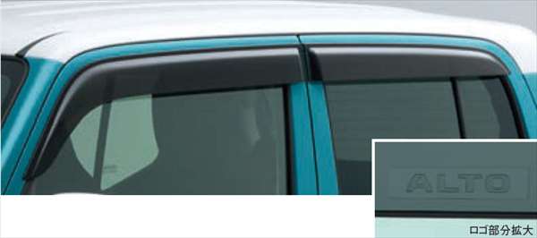"Alto" genuine ha97s ha37s door visor *Set of 4 pieces for 1 car Parts Genuine Suzuki parts Side visor Rain cover Rain cover Options Accessories Supplies