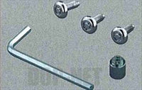 "Exiga" Genuine YA4 YA5 YA9 License Plate Lock Set of 3 excluding seal part Parts Genuine Subaru Parts Exiga Options Accessories Supplies 