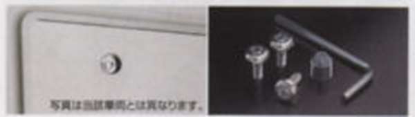 フェアレディーZ』 純正 Z34 マックガードナンバープレートロック