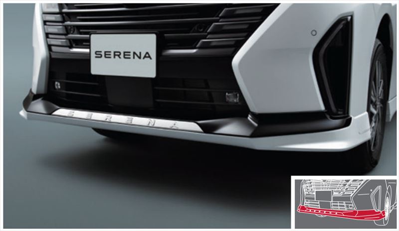 Nissan Serena C28 フロントダークグリル