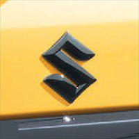 "Spacia Base" Genuine MK33V Emblem (S Mark for Rear) (Black) Parts Genuine Suzuki Parts Dress Up One Point Option Accessories Supplies 