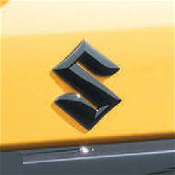 "Spacia Base" Genuine MK33V Emblem (S Mark for Rear) (Black) Parts Genuine Suzuki Parts Dress Up One Point Option Accessories Supplies 