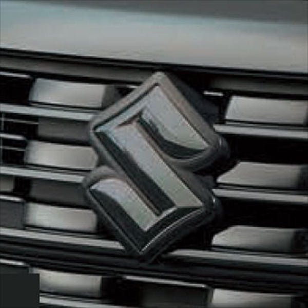 "Spacia Base" Genuine MK33V Emblem (S Mark for Front Grill) (Black) Parts Suzuki Genuine Parts Custom Aero Parts Dress Up One Point Option Accessories Supplies 
