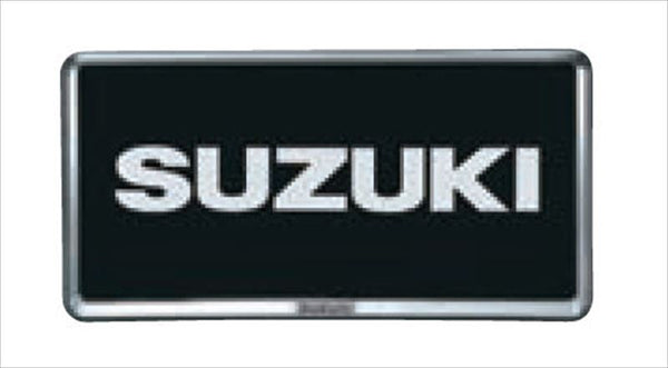 "Spacia Base" Genuine MK33V License Plate Trim (Black Plated) *Sales starting from 1 piece Parts Genuine Suzuki Parts Number Frame Number Rim Number Frame Options Accessories Supplies 
