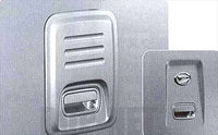 "Hijet Cargo" Genuine S321 S331 Back door smoothing panel (corresponding to vehicle body color) Parts Genuine Daihatsu parts hijetcargo Options Accessories Supplies 