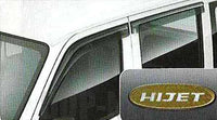 "Hijet Cargo" Genuine S321 S331 Long Visor (Front) Parts Genuine Daihatsu Parts Door Visor Side Visor Rain Shade hijetcargo Options Accessories Supplies 