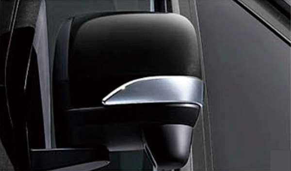 "Hijet Cargo" Genuine S700 S710 Door mirror garnish (plated) (for cars with electric retractable colored door mirrors) Parts Genuine Daihatsu parts Plated Door mirror cover Side mirror cover Options Accessories Supplies 