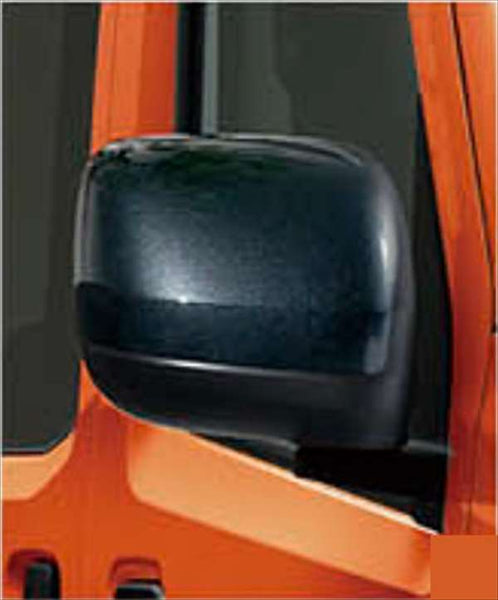 "Hijet Cargo" Genuine S700 S710 Door Mirror Cover (Gunmetal) (For cars with electric retractable colored door mirrors) Parts Genuine Daihatsu Parts Side Mirror Cover Custom Options Accessories Supplies 