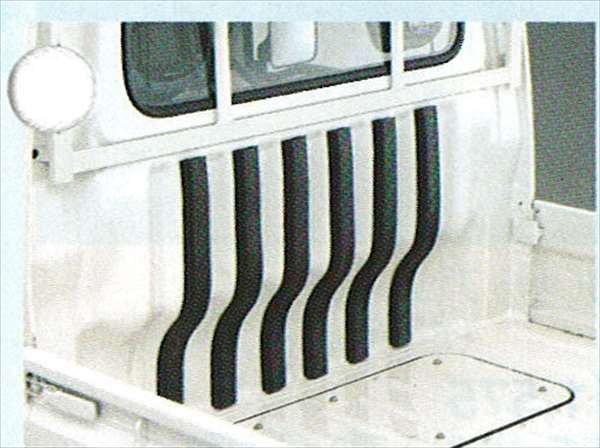 "Hijet Truck" Genuine S200P Cabin Back Protector (Rubber) Parts Genuine Daihatsu Parts Bed Protection Hijettruck Options Accessories Supplies 