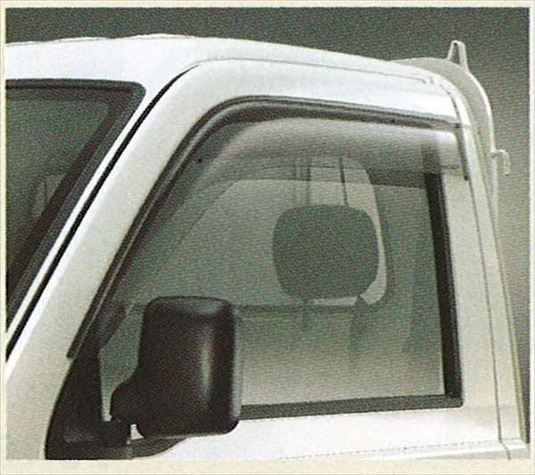 『ハイゼットトラック』 純正 S200P ワイドバイザー（1台分） パーツ ダイハツ純正部品 サイドバイザー 雨よけ 雨除け hijettruck オプション アクセサリー 用品