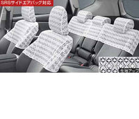 『プリウスα』 純正 ZVW41 ZVW40 ハーフシートカバー ラグジュアリー １ ２列目用 パーツ トヨタ純正部品 座席カバー 汚れ シート保護 prius オプション アクセサリー 用品