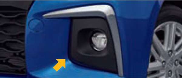 『ソリオ』 純正 MA37S MA27S LEDフォグランプ用のフォグランプベゼルのみ。 ※LEDフォグランプ別売 パーツ スズキ純正部品 フォグライト 補助灯 霧灯 オプション アクセサリー 用品