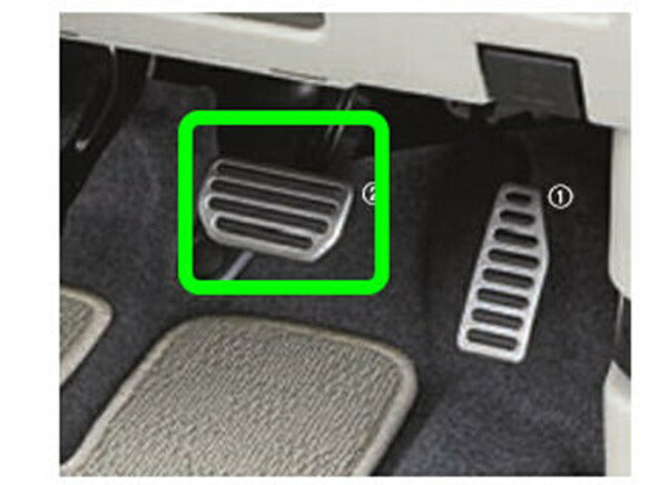 "Hustler" Genuine MR52S Stainless Steel Pedal Brake Pedal Pad Only *Accelerator Pedal Sold Separately Parts Genuine Suzuki Parts Options Accessories Supplies 