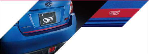 "WRX" Genuine VAB Trunk Lid Garnish (Cherry Red) Parts Genuine Subaru Parts Options Accessories Supplies 