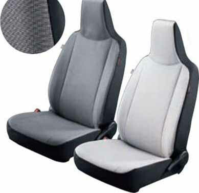 『ミライ―ス』 純正 LA350S LA360S シートカバー(撥水加工）シートバックポケット付 ※フロントのみ パーツ ダイハツ純正部品 座席カバー 汚れ シート保護 オプション アクセサリー 用品