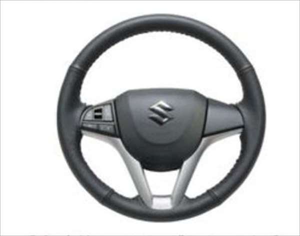 "SOLIO HYBRID" Genuine MA46S MA36S Genuine Leather Steering Wheel Cover Parts Suzuki Genuine Parts Steering Cover Steering Cover Options Accessories Supplies 
