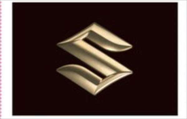 "SOLIO HYBRID" Genuine MA46S MA36S Emblem (Gold) Parts Genuine Suzuki Parts Dress Up One Point Option Accessories Supplies