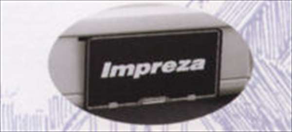 "IMPREZA" Genuine GC Series GF Series License Plate Base (IMPREZA) Includes 1 piece *Be careful of rear seal Parts Genuine Subaru Parts License Frame Number Rim License Plate Trim impreza Options Accessories Supplies 
