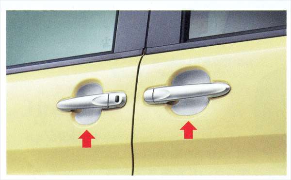 『タント』 純正 LA600S ドアハンドルプロテクション パーツ ダイハツ純正部品 tanto オプション アクセサリー 用品