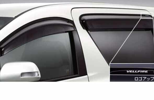 「Vellfire」正品 GGH20 ANH20 GGH25 側遮陽板 RV 寬型 1 零件正品豐田零件 門遮陽板 防雨罩 防雨罩 Vellfire 選項配件用品