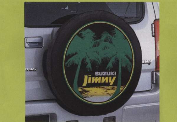 "Jimny" Genuine JB23W Spare Tire Cover (Beach) Parts Suzuki Genuine Parts jimny Options Accessories Supplies 