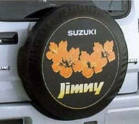 "Jimny" Genuine JB23 Spare Tire Cover (Hibiscus) Parts Suzuki Genuine Parts jimny Options Accessories Supplies 