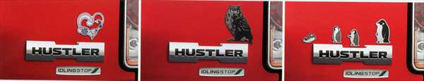 "Hustler" Genuine MR31S Deco Sticker Parts Suzuki Genuine Parts hustler Options Accessories Supplies 