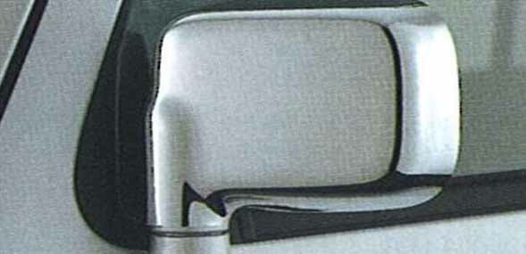 "Lapin" genuine HE21 plated door mirror cover parts Suzuki genuine parts plated side mirror cover custom lapin options accessories supplies