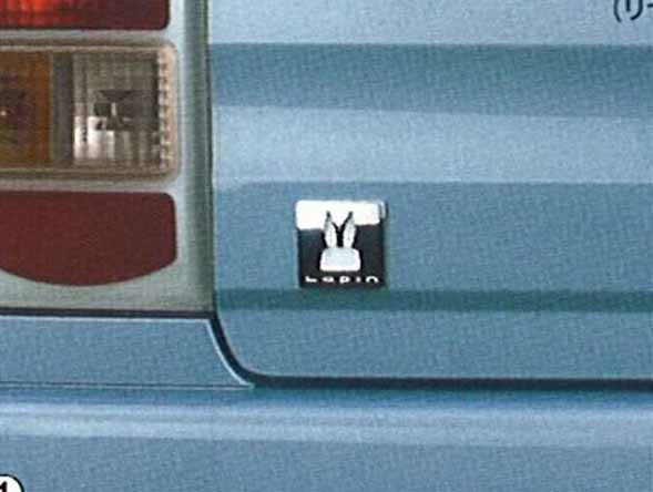 "Lapin" Genuine HE21 Emblem Lapin Mark Parts Genuine Suzuki Parts Plating Decoration One Point Lapin Option Accessories Supplies 