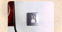 "Lapin" genuine HE22S emblem rear parts Suzuki genuine parts plating decoration one point lapin options accessories supplies 