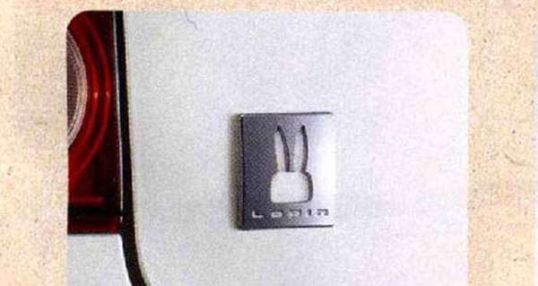 "Lapin" genuine HE22S emblem rear parts Suzuki genuine parts plating decoration one point lapin options accessories supplies 