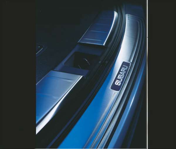 "Levorg" Genuine VM4 Cargo Step Panel (Stainless Steel) Parts Genuine Subaru Parts Rear Bumper Garnish Rear Bumper Cover LEVORG Options Accessories Supplies 