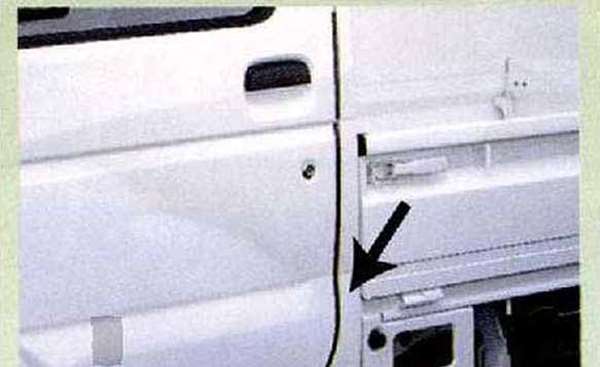 "Carry" genuine DA63T DA65T door edge molding parts Suzuki genuine parts door molding protection one point carry options accessories supplies 